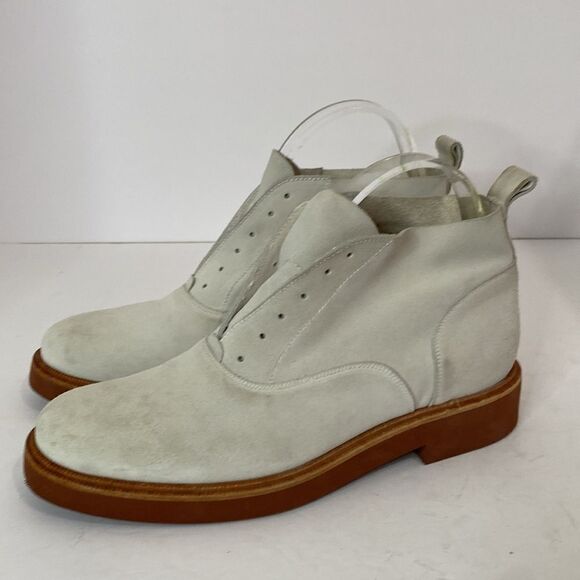 Sartore Laceless Ankle boot - white grey suede/leather - Picture 7 of 11